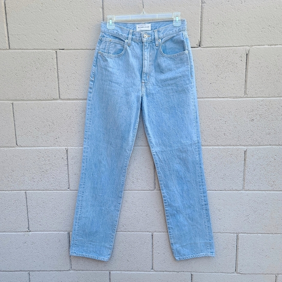 SLVRLAKE | London High Rise Straight Jeans in Clear Skies Light Wash Size 26 - Picture 2 of 13